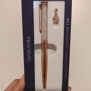 Swarovski limited edition celebration pen plus clover charm